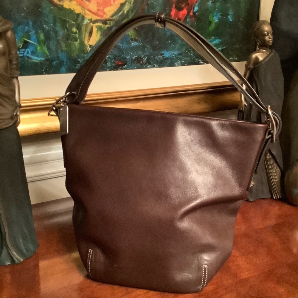 COACH Chocolate Leather Bag